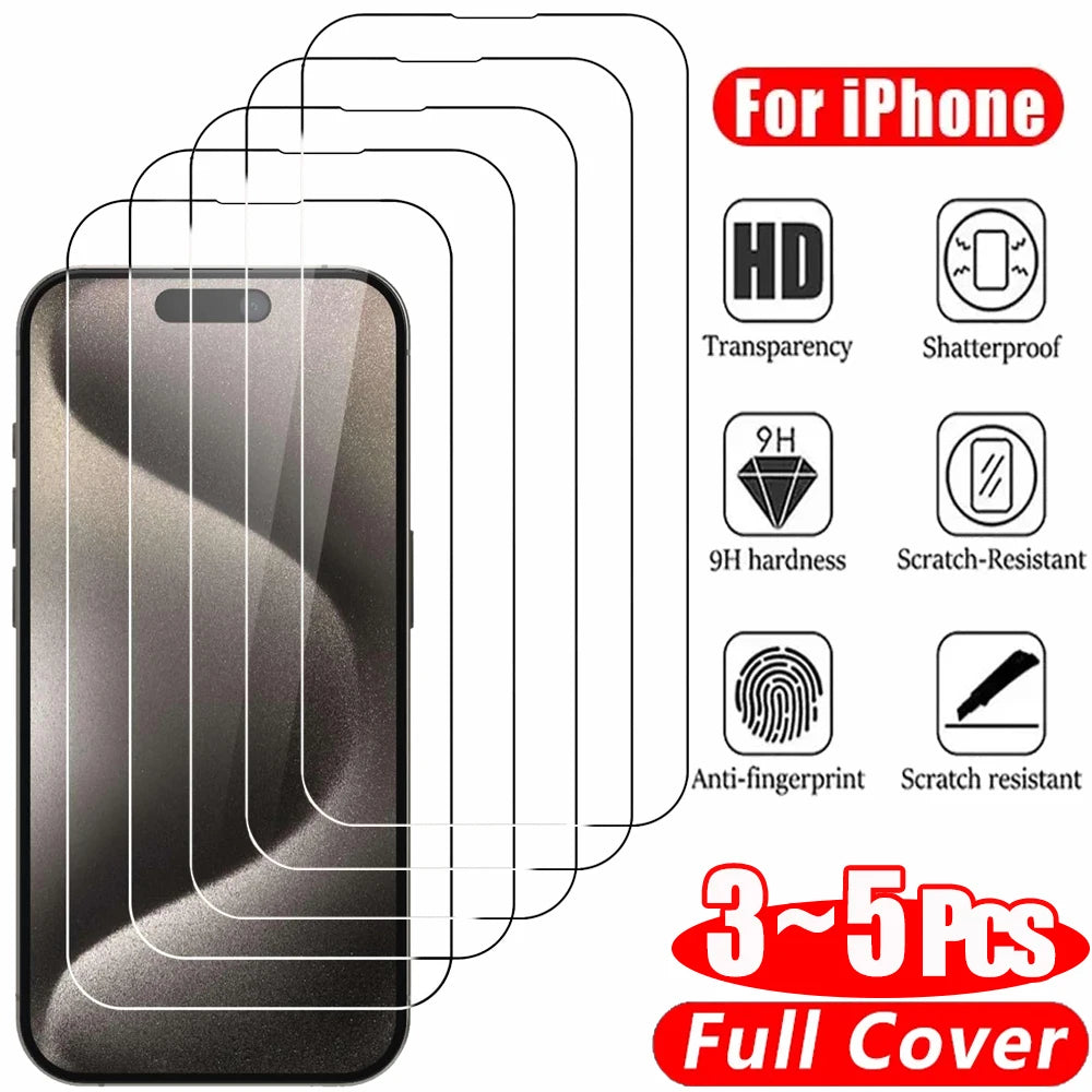 Clear Screen Protector – Tempered Glass | For iPhone 11 Pro Max Through 15 Pro Max