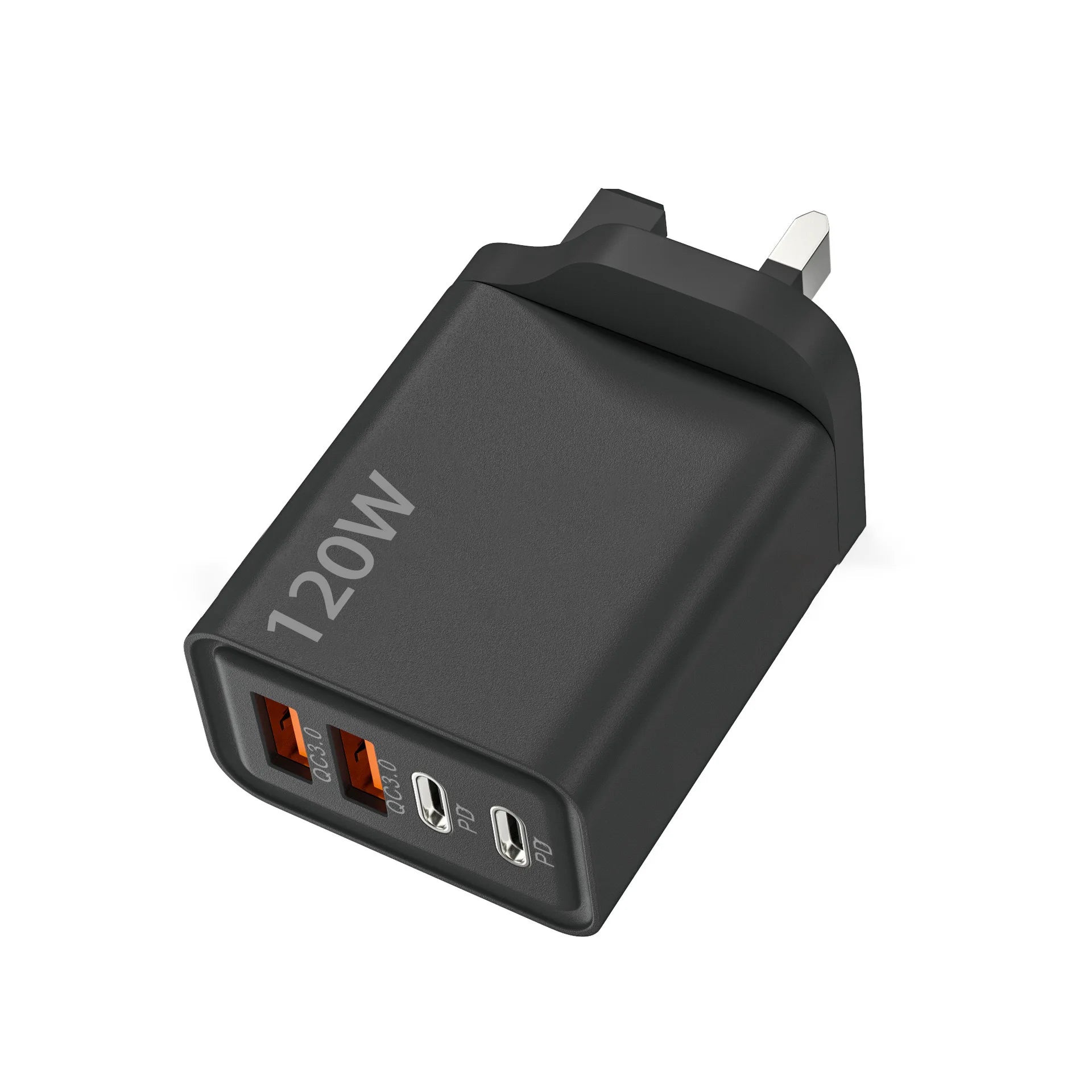 UGREEN 4-Port USB-C And USB-A Charger Station – 120W PD QC3.0 Fast Charging | Travel Ready