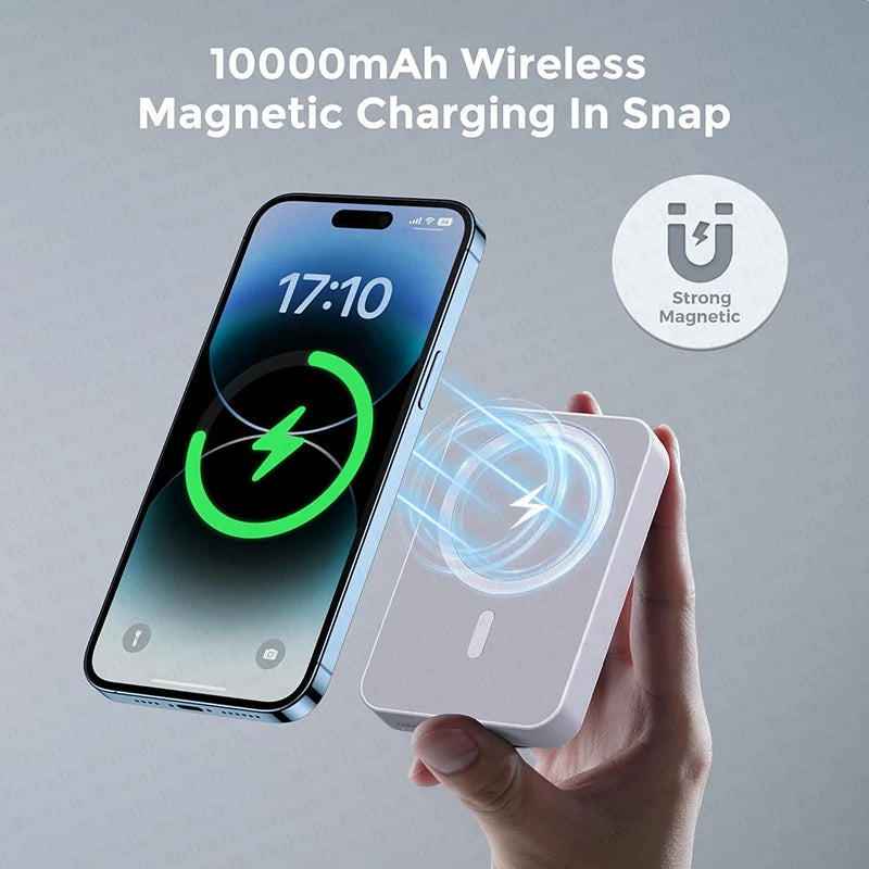 Apple MagSafe Power Bank Magnetic Wireless Portable Charger – 10000mAh | Fast Charging
