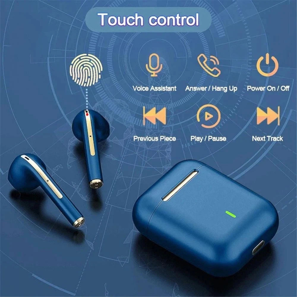 J18 TWS Earbuds – Active Noise Cancellation | Bluetooth 5.3, Long Playtime