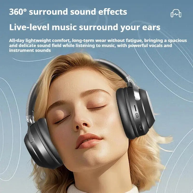 Gaming Wireless Bluetooth Over-Ear Headphones – Active Noise Cancellation | 7-8 Hours Battery