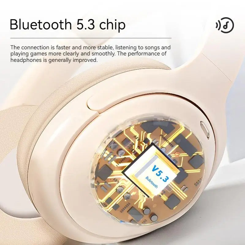 Gaming Wireless Bluetooth Over-Ear Headphones – Active Noise Cancellation | 7-8 Hours Battery
