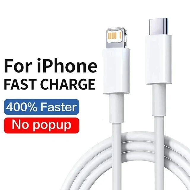USB-C To Lightning Cable – 20W PD Fast Charging | Data Sync For iPhone And iPad