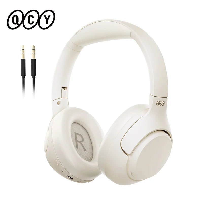 Wireless Headphones – Hybrid 43dB Noise Cancellation | Bluetooth 5.4 Hi-Res Audio