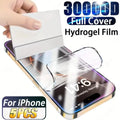 Hydrogel Front Screen Protector For iPhone 11 12 13 14 15 16 17 Pro Max – Anti-Fingerprint | HD Clarity