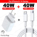 USB-C PD Charger – 40W Fast Charging | Portable Travel Power Adapter for iPhone