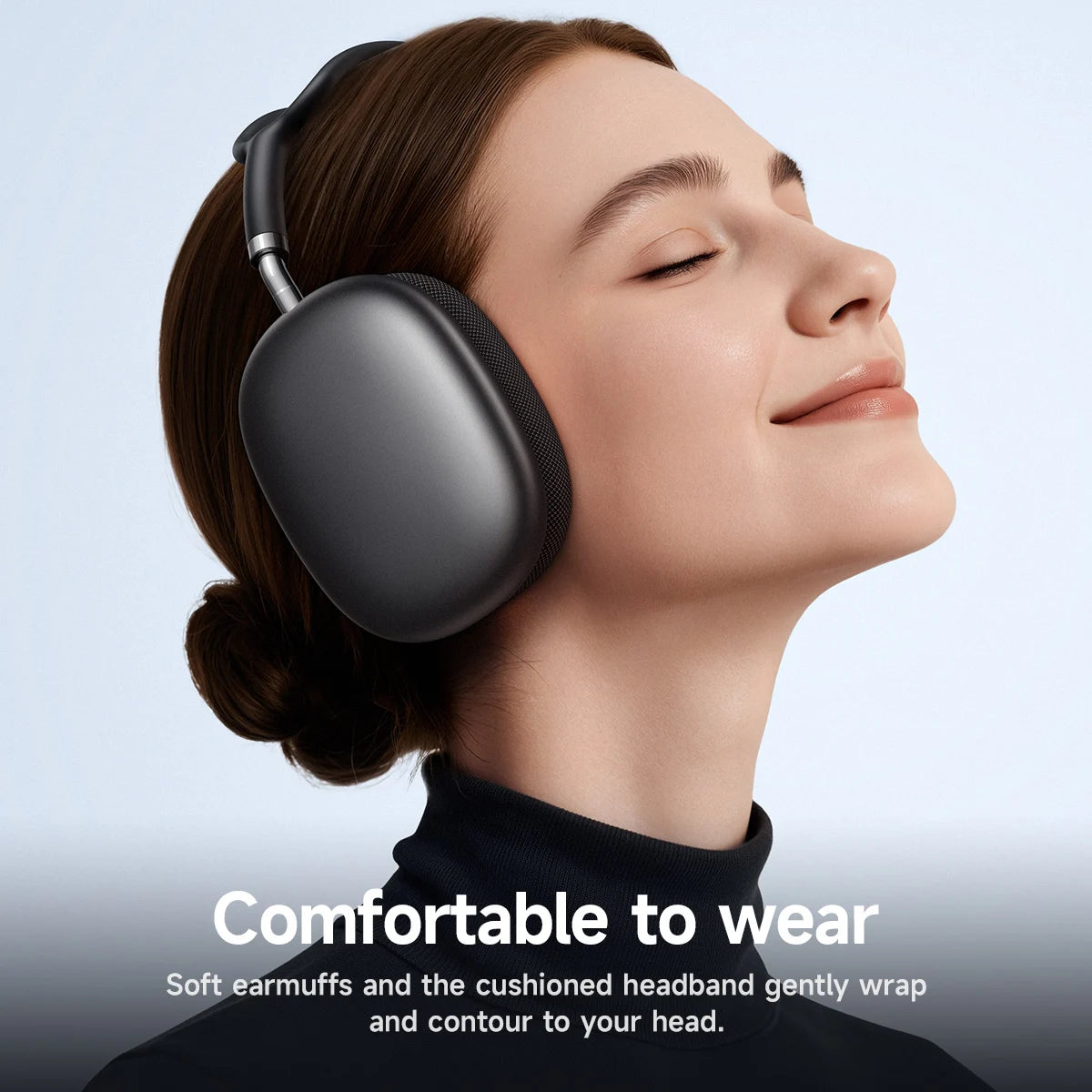 HOCO Over-Ear Headphones – Bluetooth 5.4 Wireless Stereo With Fabric Eartips | 45-Hour Battery With Microphone