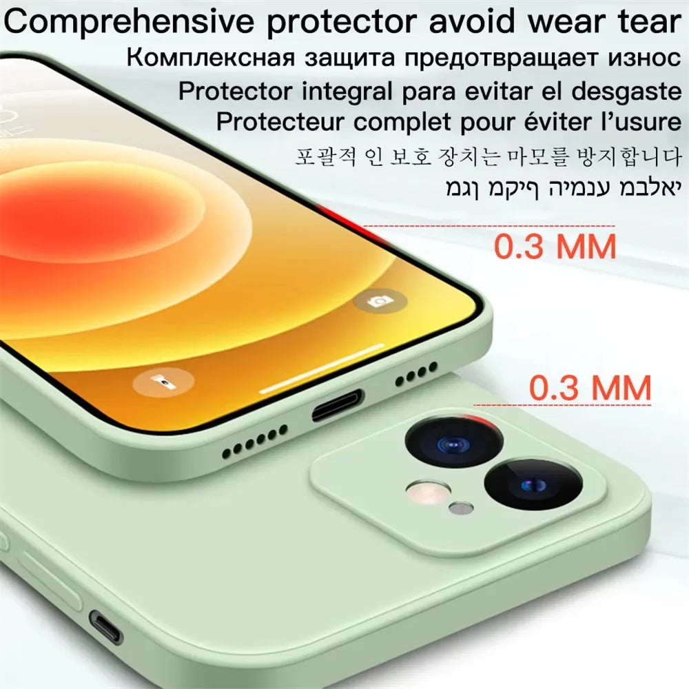 Magnetic Liquid Silicone Case – MagSafe Compatible | Camera Precise Cutout