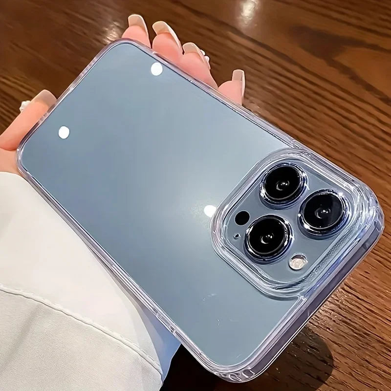 Ultra Thin Clear Acrylic Phone Case For iPhone 11 Pro Max To 17 Series – Shockproof | Anti-Fingerprint
