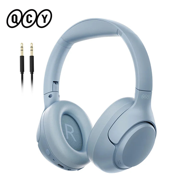 Wireless Headphones – Hybrid 43dB Noise Cancellation | Bluetooth 5.4 Hi-Res Audio